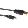 ACT SB2413 USB 2.0 kabelis 3 m USB-A male to Mini-USB B male, juodas