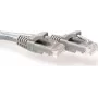 ACT pilkas 0,25 m U/UTP CAT6 tinklo kabelis su RJ45 jungtimis ir apsauginėmis fiksatorių movomis (IS8052)