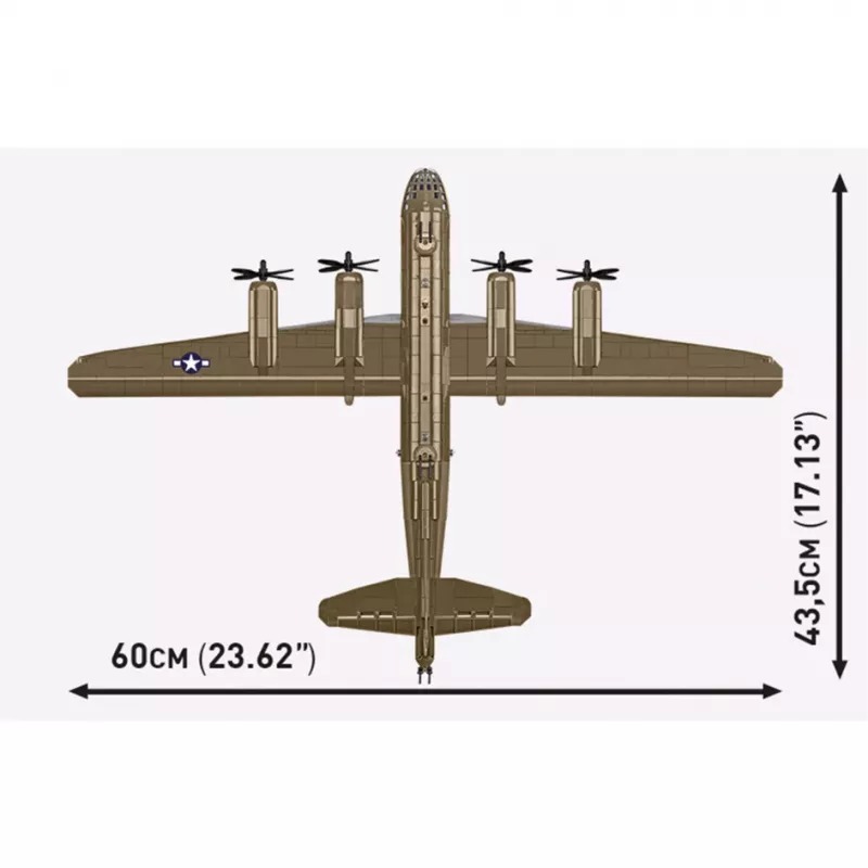 COBI Boeing B-29 Superfortress 1074 kaladėlės