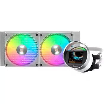 Ocypus Sigma L24 ARGB White 240mm skysčio aušinimo sistema CPU