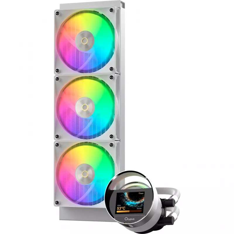 Ocypus Sigma L36 ARGB White 360mm skysčių aušintuvas procesoriui