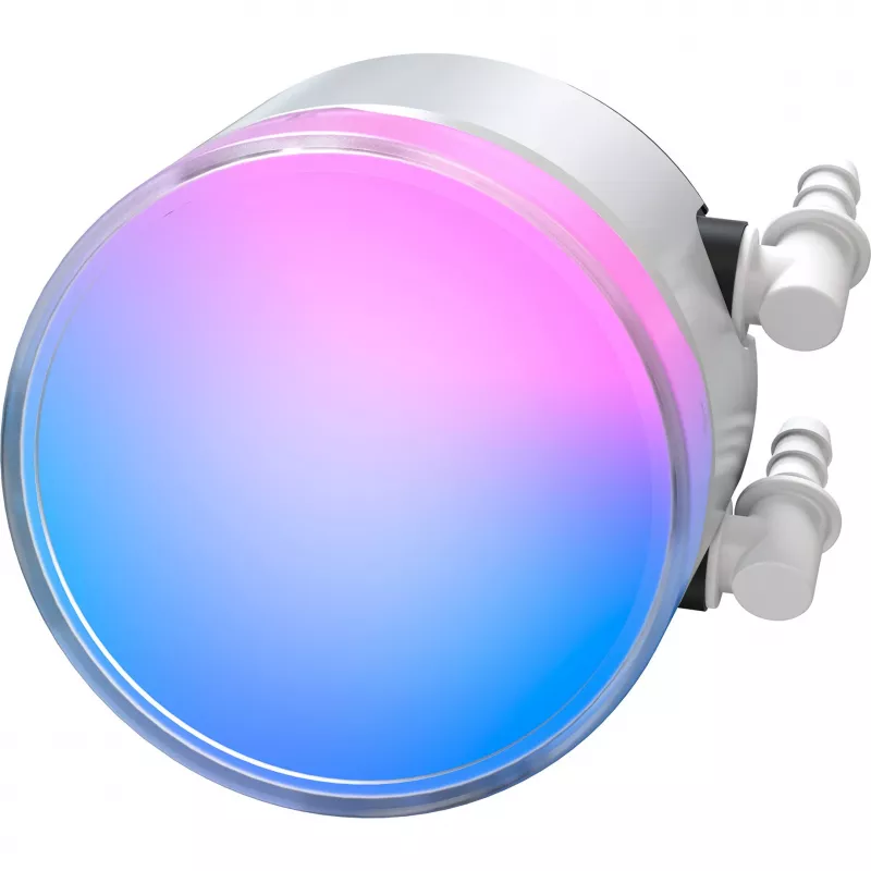 Ocypus Delta L36 ARGB V2 White skysčio aušinimo sistema procesoriui, 360mm radiatorius, 3x120mm ARGB ventiliatoriai, Intel ir AMD