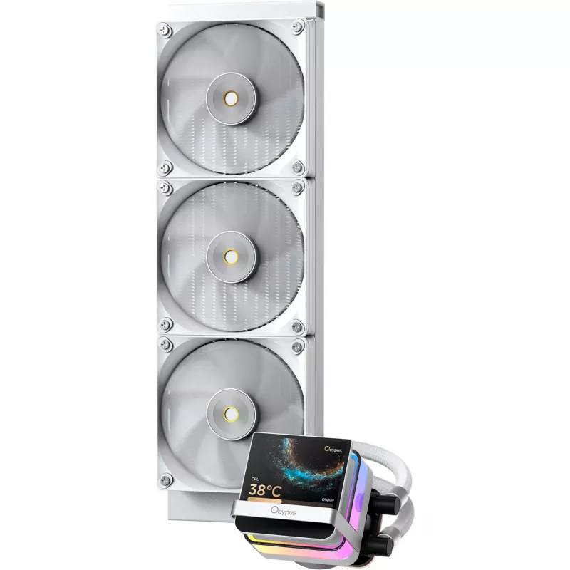 Ocypus Sigma L36 PRO White 360mm ARGB AIO skysčio aušinimo sistema
