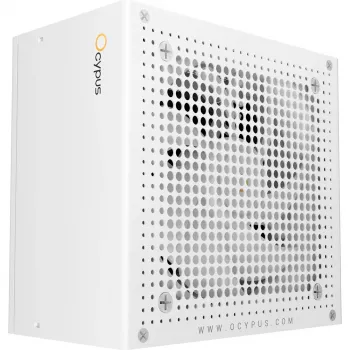 OCYPUS Iota P1000 1000W 80 PLUS Gold visiškai modulinis ATX 3.0 maitinimo šaltinis - baltas