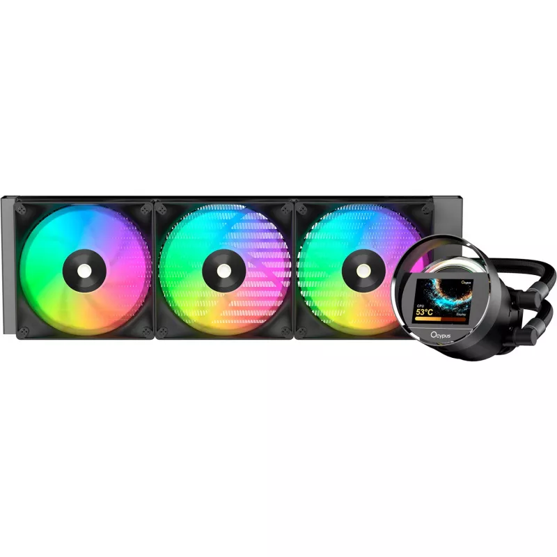 Ocypus Sigma L36 ARGB juodas 360mm skysčio aušinimo CPU cooleris