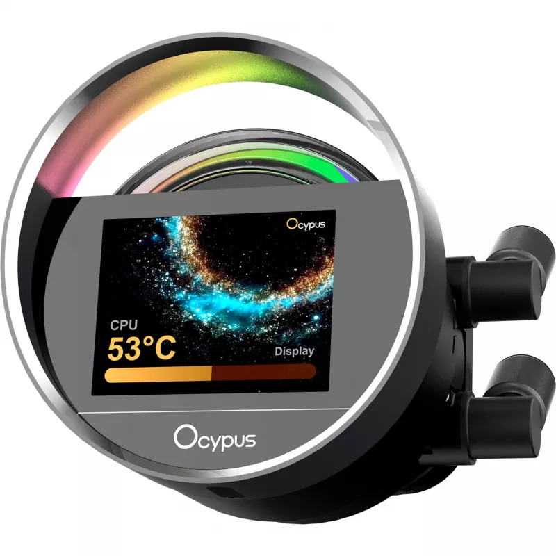 Ocypus Sigma L36 ARGB juodas 360mm skysčio aušinimo CPU cooleris