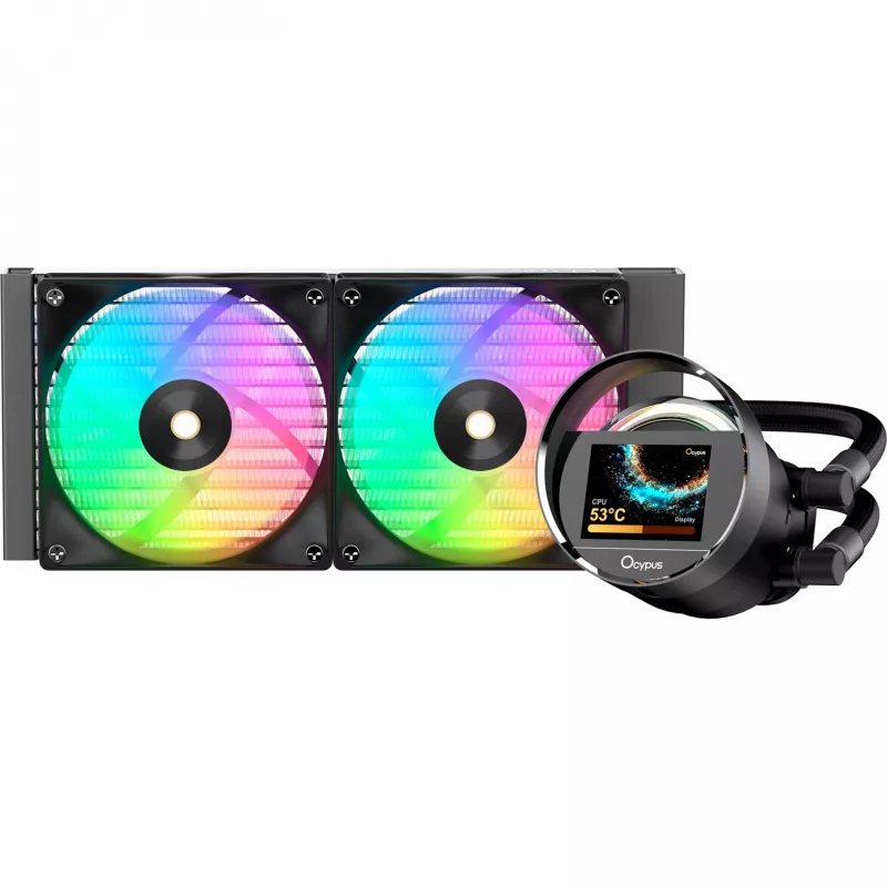 Ocypus Sigma L24 ARGB 240mm skysčių aušintuvas CPU - juodas