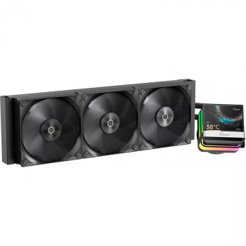 Ocypus Sigma L36 PRO AIO skysčio aušinimo CPU cooleris 360mm ARGB juodas