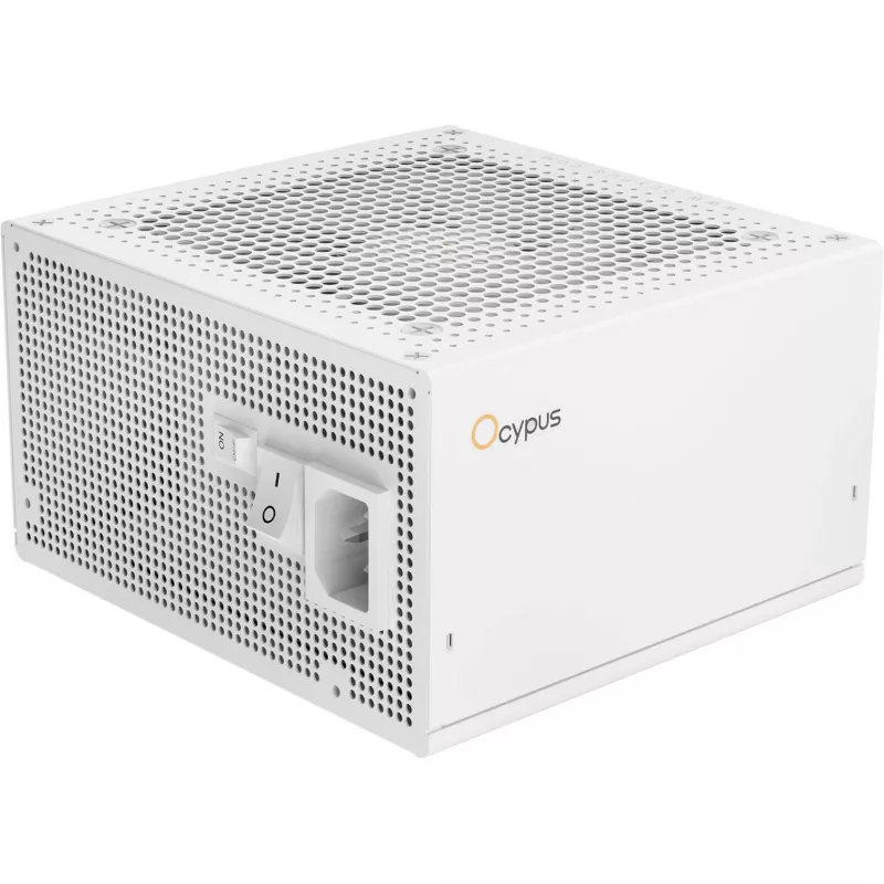 OCYPUS Iota P850 White 850W 80 PLUS Gold visiškai modulinis ATX 3.0 maitinimo šaltinis