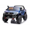 LEAN CARS Toyota Hilux DK-HL850 elektrinis vaikiškas automobilis, mėlynos spalvos lakuotas, 4x4, dvivietis, nuotolinio valdymo pultas, LED lempos, MP3, Bluetooth