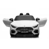 LEAN CARS Mercedes AMG SL63 akumuliatorinis vaikiškas automobilis, baltas
