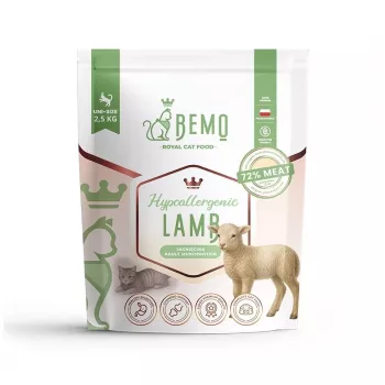BEMO Cat Hypoallergenic Lamb sausas maistas katėms 2,5 kg