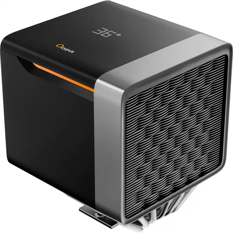 Ocypus Delta A62 EX Digital CPU Air Cooler, 120 mm, juodos spalvos