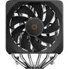 Ocypus Delta A62 EX Digital CPU Air Cooler, 120 mm, juodos spalvos