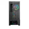 Ocypus Delta C70 ARGB juodas panoraminio stiklo Mid-Tower korpusas