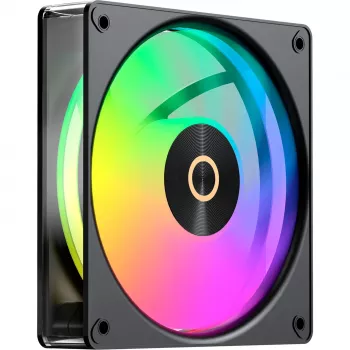 OCYPUS Gamma F12 Elite ARGB 120 mm PWM ventiliatorius (3 vnt. rinkinys, juodas)