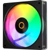 OCYPUS Gamma F12 Elite ARGB 120 mm PWM ventiliatorius (3 vnt. rinkinys, juodas)