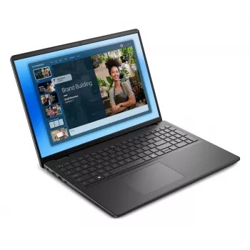 Dell 16250-7278BLK Core 7 150U 16 colių WUXGA jutiklinis neblizgus ekranas 16GB 1TB SSD Windows 11 juodas nešiojamas kompiuteris