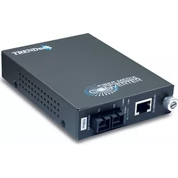 TRENDnet TFC-110S60 100 Mbps vienmodo pluošto terpės keitiklis (SC, 60 km)