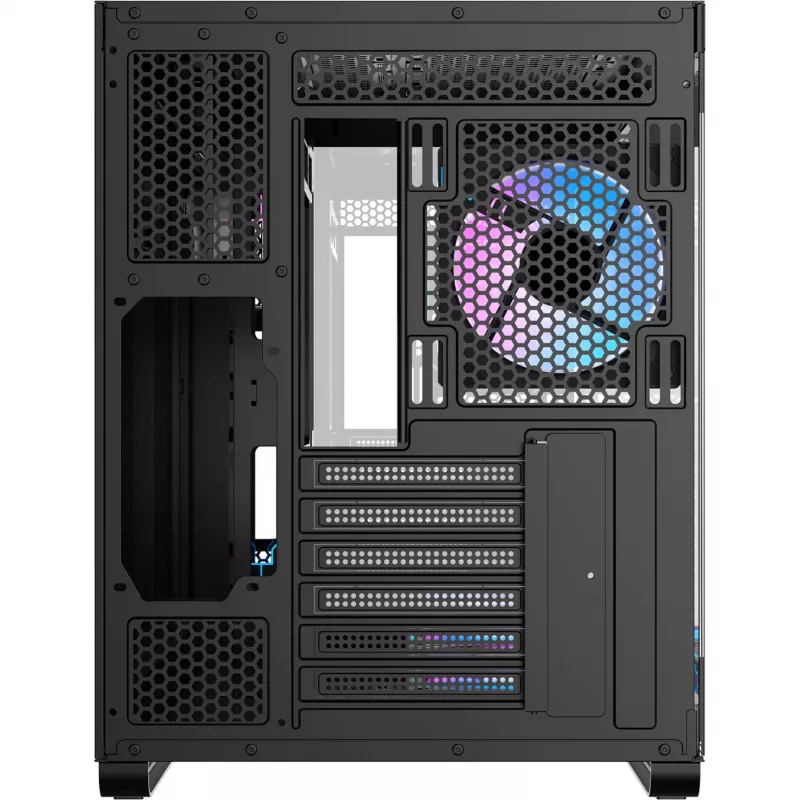 Ocypus Iota C70 ARGB juodas panoraminio stiklo Mid-Tower korpusas