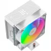 OCYPUS Gamma A40 ARGB Digital žemo profilio CPU aušintuvas – baltas, 100 mm