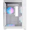 Ocypus Iota C70 ARGB White Panoraminio Stiklo Mid-Tower Korpusas