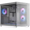 Ocypus Iota C70 ARGB White Panoraminio Stiklo Mid-Tower Korpusas