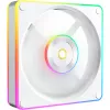 OCYPUS Sigma F12 ARGB White Reverse 120 mm korpuso ventiliatorius