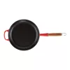 LE CREUSET ketaus keptuvė su medine rankena 28 cm raudona
