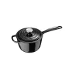LE CREUSET ketaus puodas 16cm 1.5L juodas