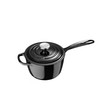LE CREUSET ketaus puodas 16cm 1.5L juodas