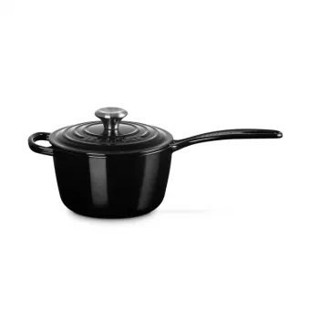 LE CREUSET ketaus puodas 16cm 1.5L juodas