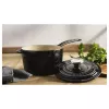 LE CREUSET ketaus puodas 16cm 1.5L juodas