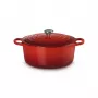 Le Creuset apvalus ketaus troškinimo puodas 34cm 12L raudonas
