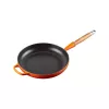 Le Creuset ketaus keptuvė su medine rankena 28 cm, ugnikalnio oranžinė