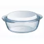 Pyrex Essentials 3L apvalus stiklinis indas su dangteliu, borosilikatinis stiklas, Ø22cm