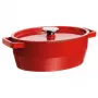 Pyrex ketaus ovali troškinio keptuvė 5,8L raudona 33x25cm