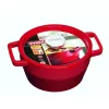 Pyrex ketaus puodas 3,6L apvalus Ø24cm raudonas