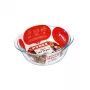PYREX stiklinė talpa oro gruzdintuvėms Ø18cm/1L
