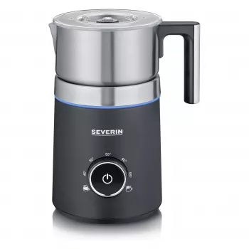 Severin SM 3586 Spuma 700 indukcinis pieno plakiklis, juodas/nerūdijantis plienas