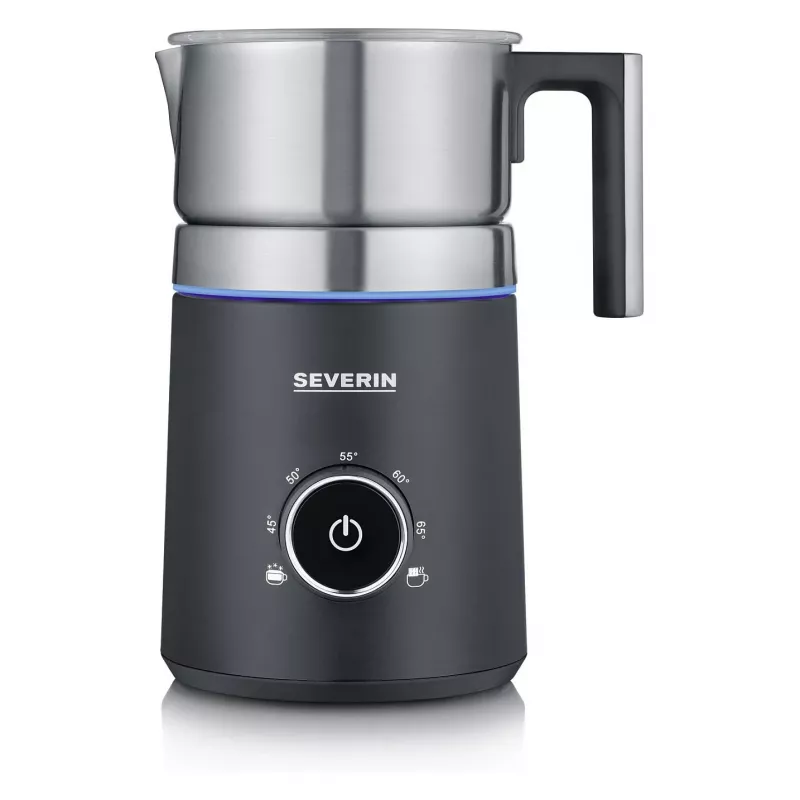 Severin SM 3586 Spuma 700 indukcinis pieno plakiklis, juodas/nerūdijantis plienas