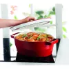 Pyrex ketaus ovali troškintuvė 3,8L raudona 29x21cm