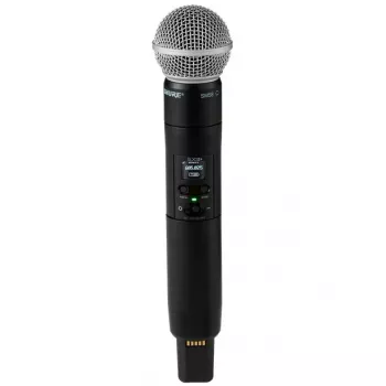 Shure SLXD2+/58=-G65 rankinis belaidis siųstuvas su SM58 kapsule (470-606 MHz)