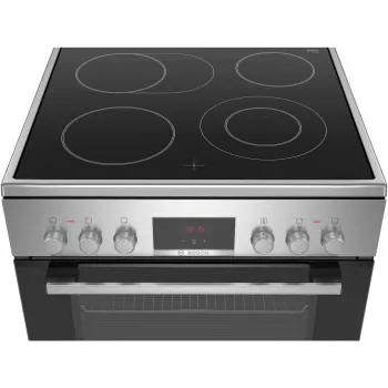 Bosch HKR39C250 Serie 4 laisvai stovinti elektrinė viryklė su keramine kaitlente, nerūdijantis plienas
