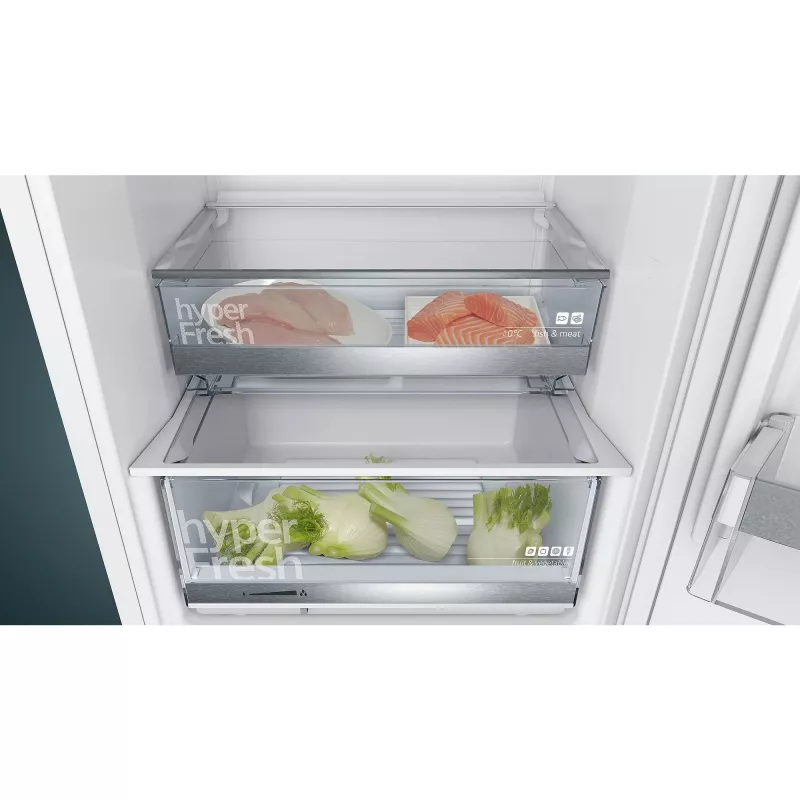Siemens KG39EAWCA iQ500 Laisvai pastatomas šaldytuvas-šaldiklis, 201 cm aukščio, energinio efektyvumo klasė C, baltas