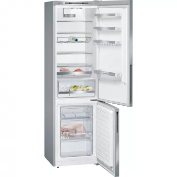 Siemens KG39EALCA iQ500 laisvai stovintis šaldytuvas-šaldiklis, 201 cm aukščio, C energijos efektyvumo klasė, sidabrinis