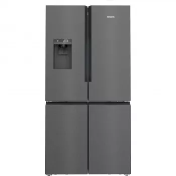 Siemens KF96DPXEA iQ700 French Door Side-by-Side šaldytuvas-šaldiklis su vandens ir ledo dozatoriumi, 183 cm, energijos klasė E, nerūdijantis plienas
