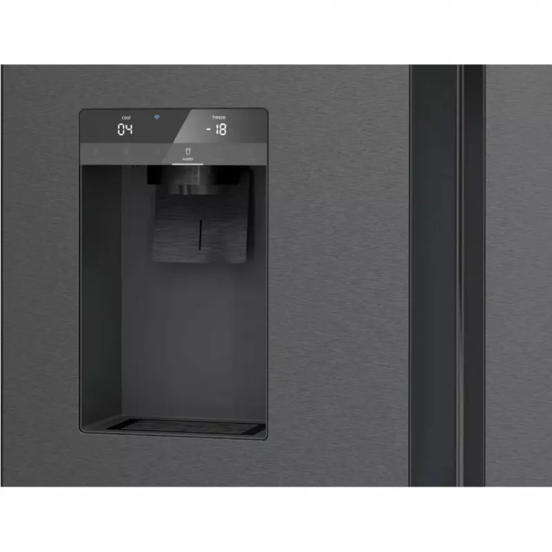 Siemens KF96DPXEA iQ700 French Door Side-by-Side šaldytuvas-šaldiklis su vandens ir ledo dozatoriumi, 183 cm, energijos klasė E, nerūdijantis plienas