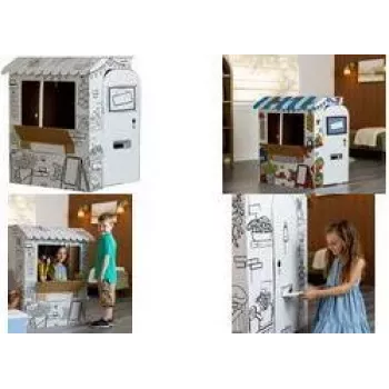 Fellowes Bankers Box XL žaidimų kartoninė MARKET STALL – gofruotas kartonas, užapvalinti kraštai, greitas surinkimas be klijų – 1 vnt. (100142507)