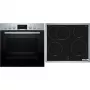 Bosch HND415LS62 įmontuojama orkaitė ir keraminė kaitlentė, 71 l, 7 funkcijos, nerūdijantis plienas